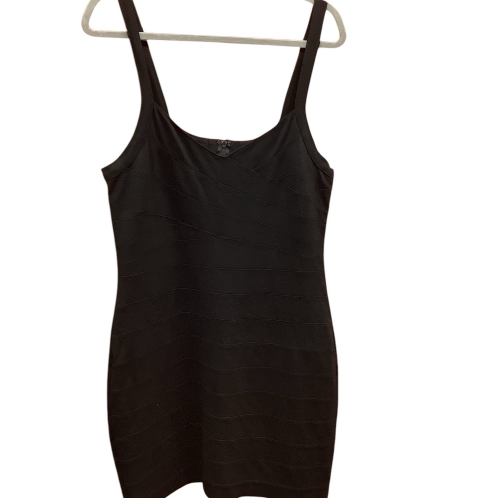 Express Bandage Bodycon Black Mini Dress